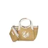 Emporio Armani Woven Straw Small Shopper Bag - Emporio Armani