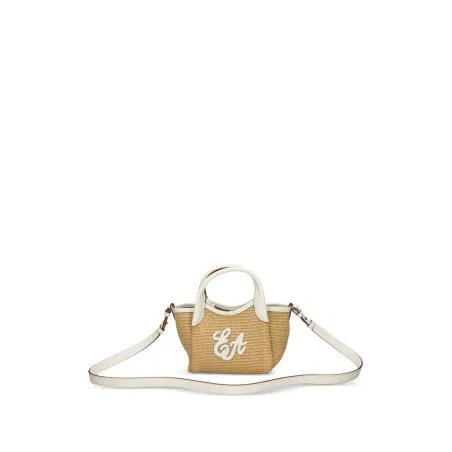 Emporio Armani Woven Straw Small Shopper Bag - Emporio Armani