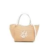 Emporio Armani Woven Straw Medium Shopper Bag - Emporio Armani
