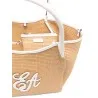 Emporio Armani Woven Straw Medium Shopper Bag - Emporio Armani