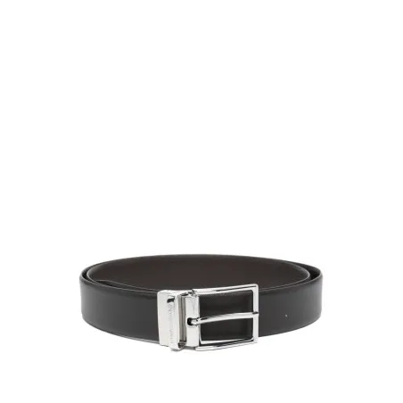Emporio Armani Exclusive Reversible Saffiano Leather Belt - Emporio Armani