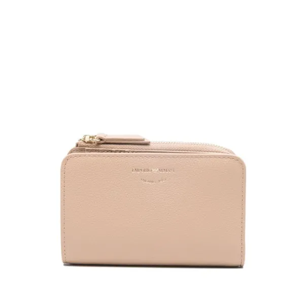 Emporio Armani Deer-Print Leather Bifold Wallet - Emporio Armani