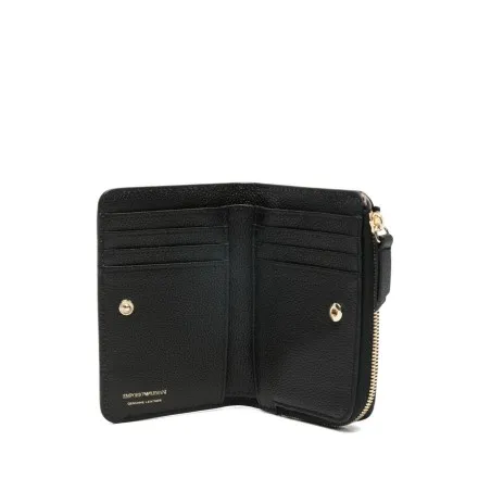 Emporio Armani Deer-Print Leather Bifold Wallet - Emporio Armani