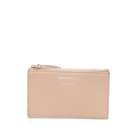 Emporio Armani Zipped Tumbled-Leather Card Holder - Emporio Armani