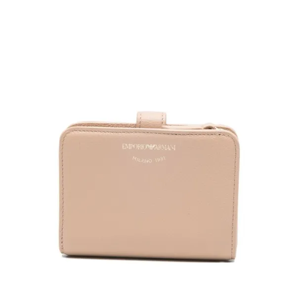Emporio Armani Tumbled Leather Bifold Wallet - Emporio Armani