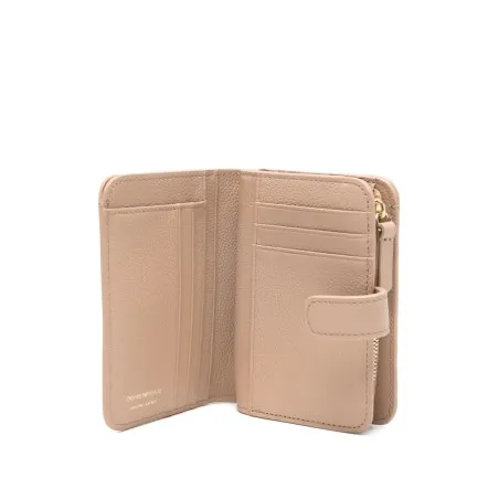 Emporio Armani Tumbled Leather Bifold Wallet - Emporio Armani