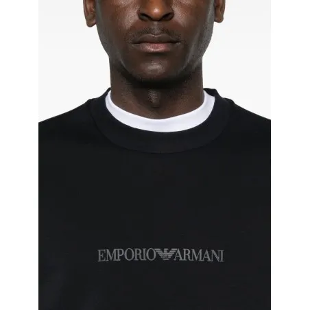 Emporio Armani Logo cotton sweatshirt - Emporio Armani