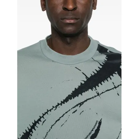 Emporio Armani Cotton crewneck sweathisrt - Emporio Armani