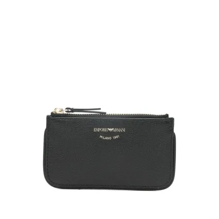 Emporio Armani Myea Deer-Print Card Holder With Zip - Emporio Armani