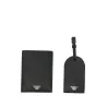 Emporio Armani Asv Gift Box With Regenerated Saffiano Passport Holder And Tag - Emporio Armani
