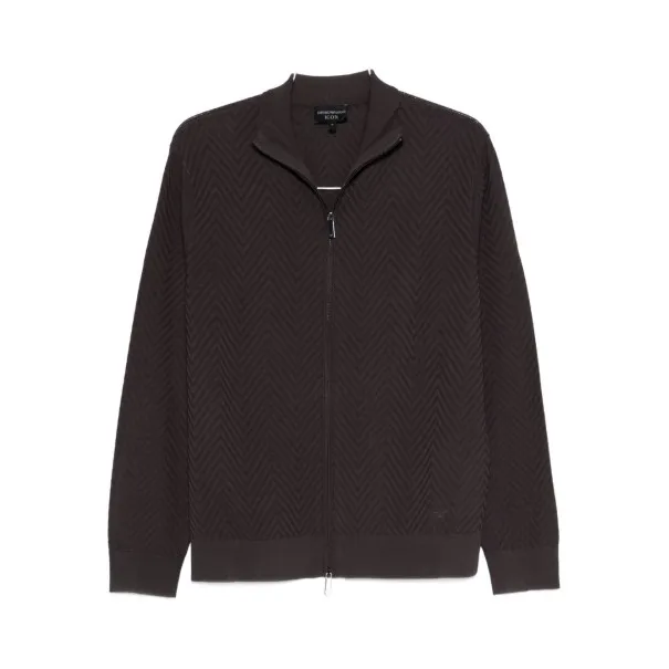 Emporio Armani Chevron cardigan - Emporio Armani