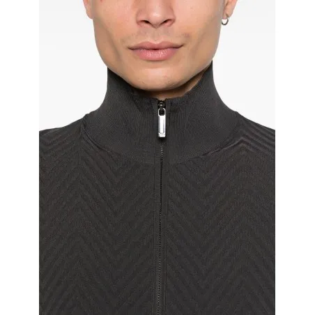 Emporio Armani Chevron cardigan - Emporio Armani