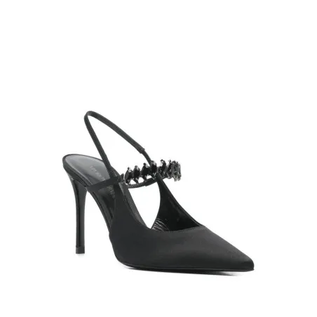 Emporio Armani Satin slingback pumps - Emporio Armani