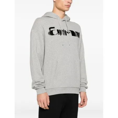 Emporio Armani Logo cotton hoodie - Emporio Armani