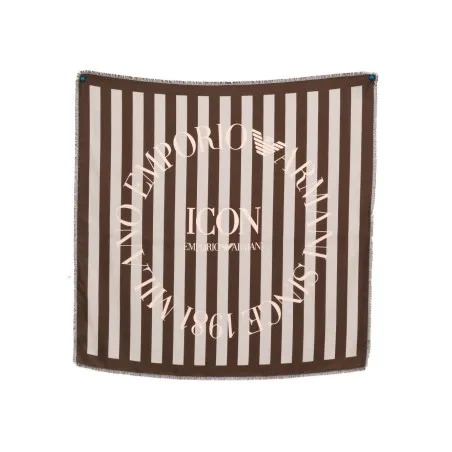 Emporio Armani Icon Print Pure Silk Foulard - Emporio Armani