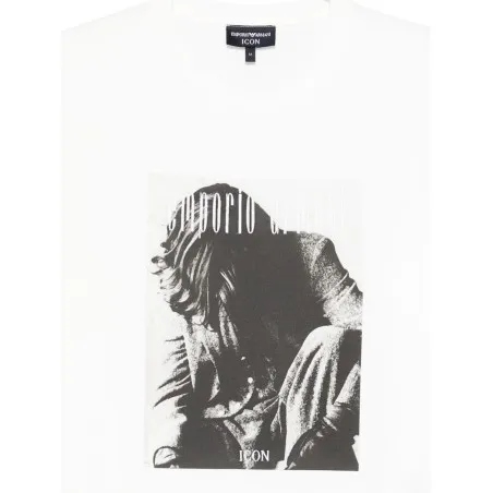 Emporio Armani Printed cotton t-shirt - Emporio Armani