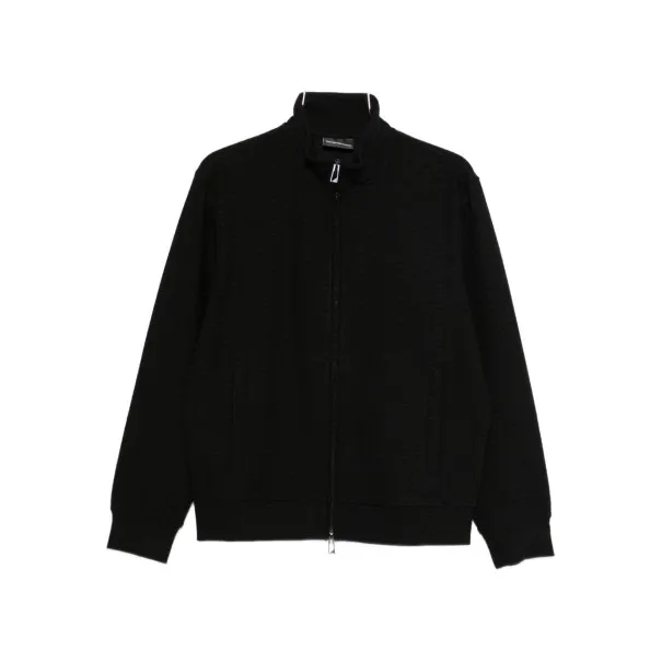 Emporio Armani Cotton blend zipped sweatshirt - Emporio Armani
