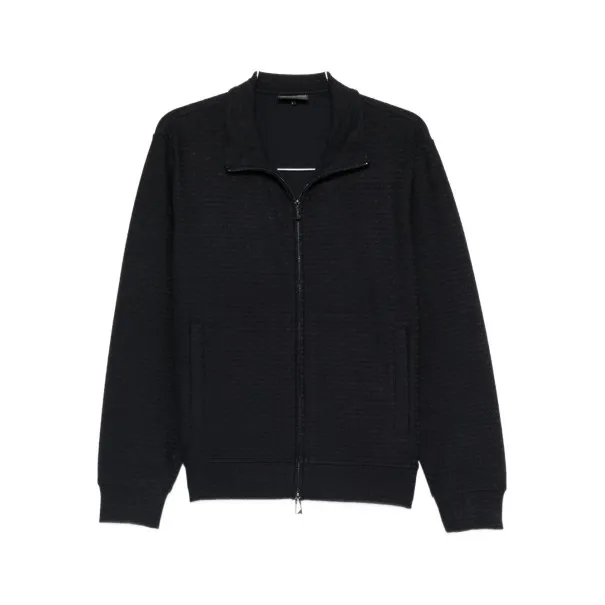 Emporio Armani Cotton blend zipped sweatshirt - Emporio Armani