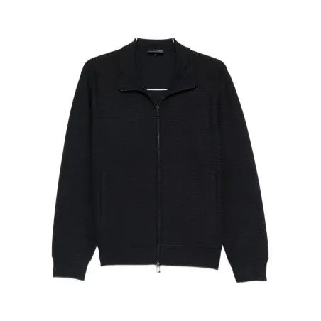 Emporio Armani Cotton blend zipped sweatshirt - Emporio Armani