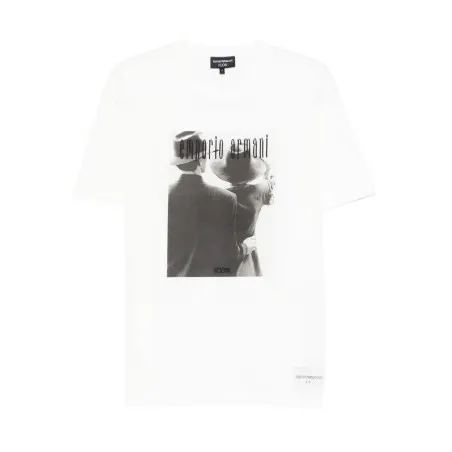 Emporio Armani Printed cotton t-shirt - Emporio Armani