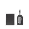 Emporio Armani Asv Recycled Saffiano Leather Passport Holder And Tag Gift Box - Emporio Armani
