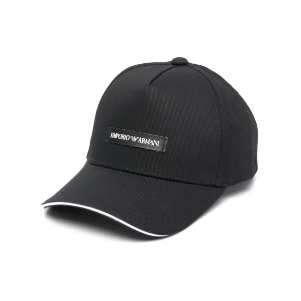 Emporio Armani Canvas Baseball Cap With Emporio Armani Patch - Emporio Armani