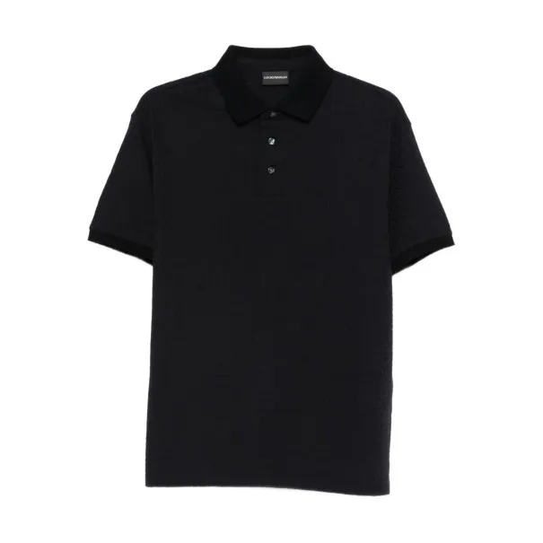 Emporio Armani Logo cotton polo shirt - Emporio Armani