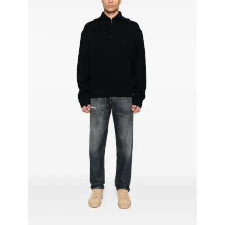 Emporio Armani Half-zip wool sweater - Emporio Armani