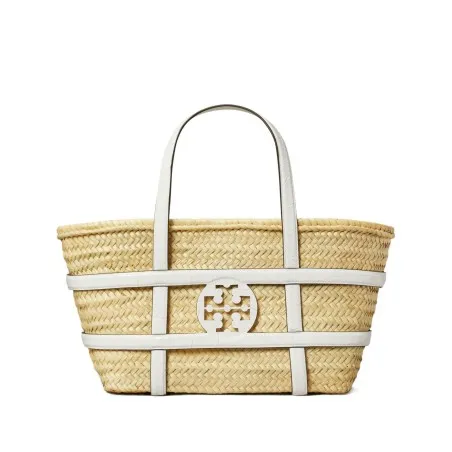 Tory Burch Ella straw basket bag - TORY BURCH