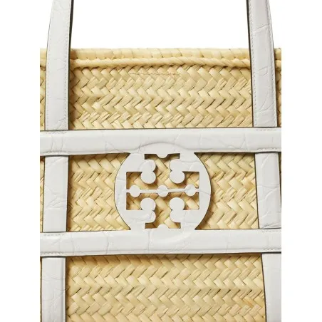 Tory Burch Ella straw basket bag - TORY BURCH