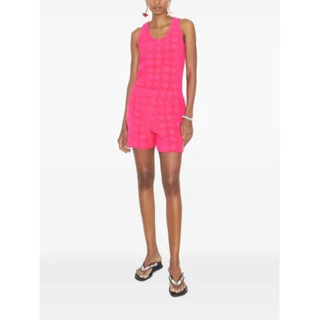 Tory Burch Logo cotton shorts - TORY BURCH