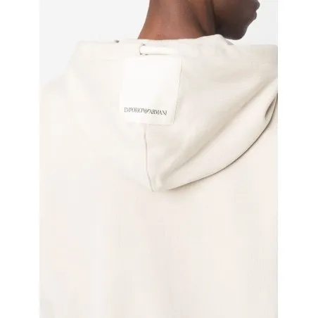 Emporio Armani cotton hoodie with logo - Emporio Armani