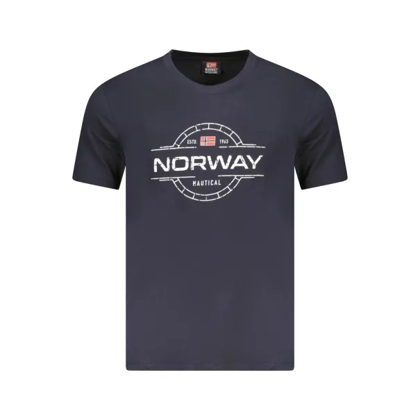 T-SHIRT MANCHES COURTES HOMME NORVÈGE 1963 BLEU - NORWAY 1963
