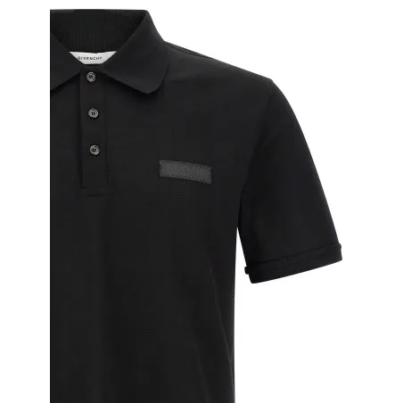 Givenchy Logo Patch Polo Shirt - GIVENCHY