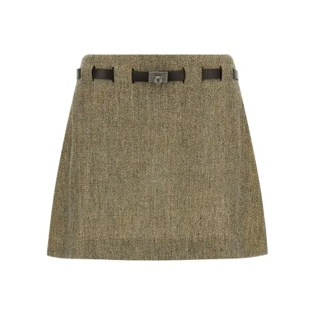 Ferragamo Gancini Belt Skirt - salvatore ferragamo