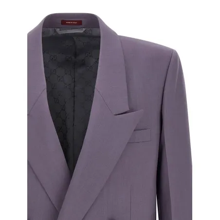 Gucci Double-breasted Wool Blazer - Gucci