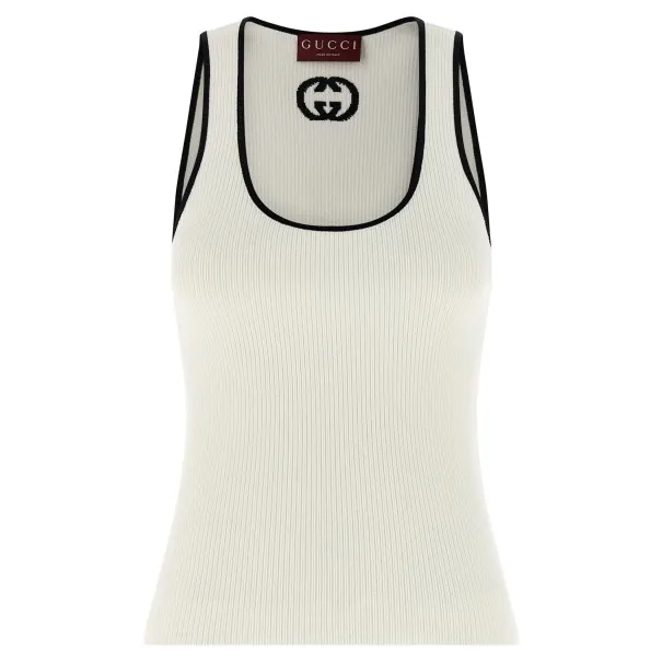 Gucci Incrocio Gg Tank Top - Gucci