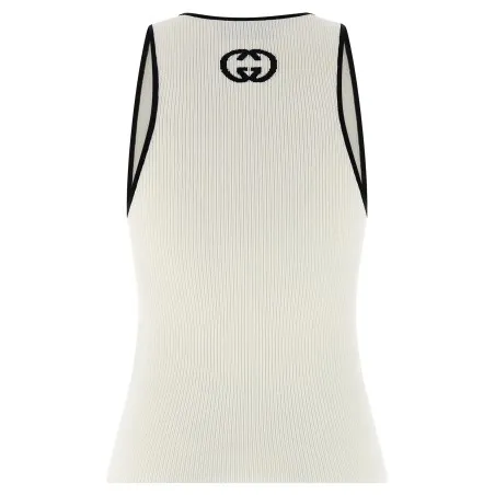 Gucci Incrocio Gg Tank Top - Gucci