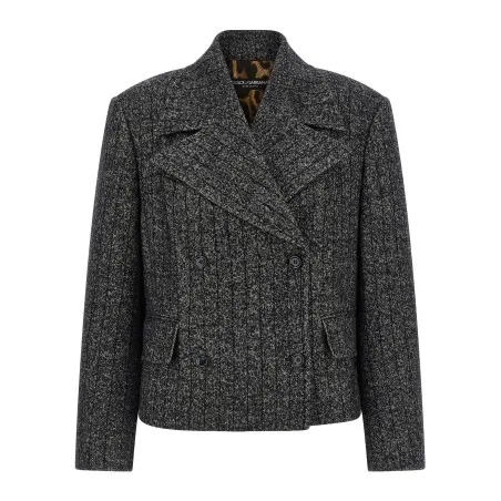 Dolce & Gabbana Striped Wool Blazer - Dolce&Gabbana