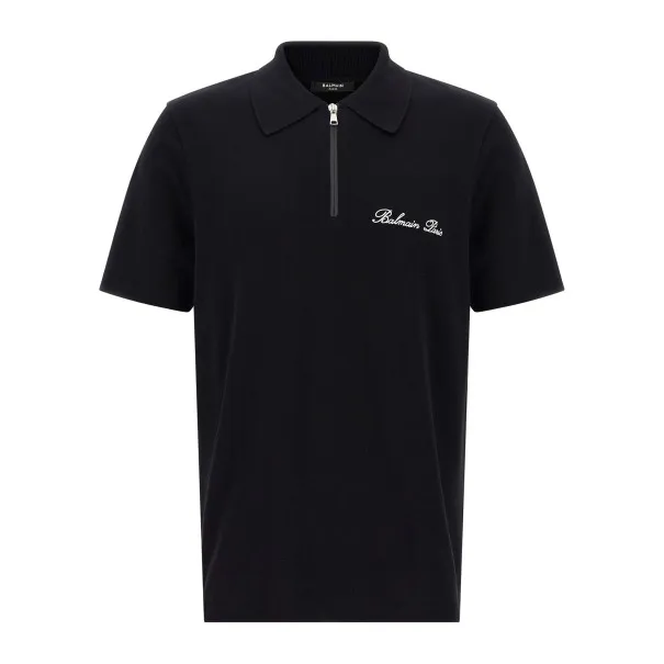 Balmain Logo Embroidery Polo Shirt - BALMAIN