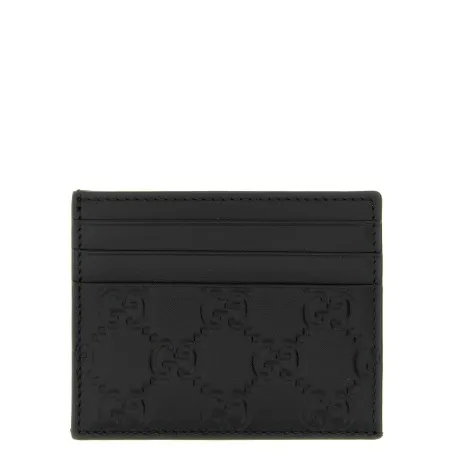 Gucci Gg Emblem Card Holder - Gucci