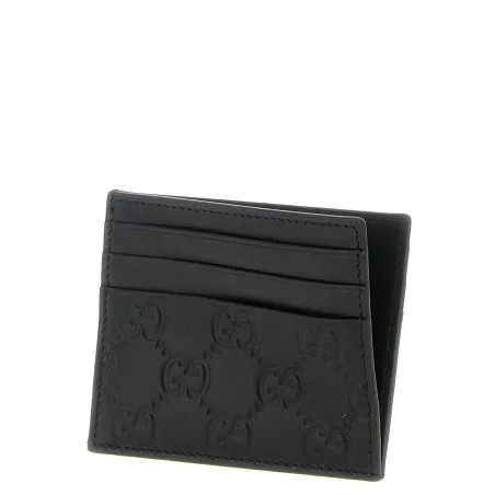 Gucci Gg Emblem Card Holder - Gucci