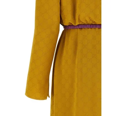 Gucci Jacquard Gg Dress - Gucci