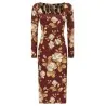 Dolce & Gabbana Rose Print Dress - Dolce&Gabbana