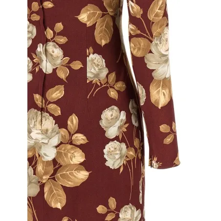 Dolce & Gabbana Rose Print Dress - Dolce&Gabbana
