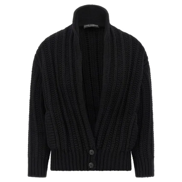 Dolce & Gabbana Coarse Wool Cardigan - Dolce&Gabbana