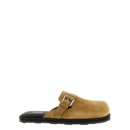 Moschino Suede Sabots - MOSCHINO