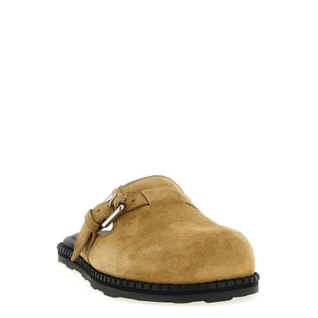 Moschino Suede Sabots - MOSCHINO