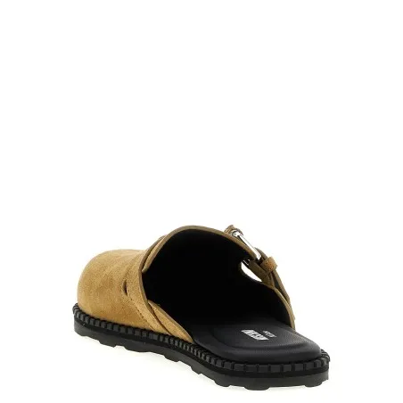Moschino Suede Sabots - MOSCHINO