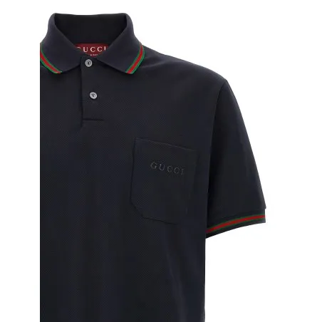 Gucci Nastro Web Polo Shirt - Gucci